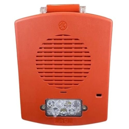 Eaton EL4XMTST-FR Eluxa NEMA 4X Multitone Strobe, Clear Lens, Red