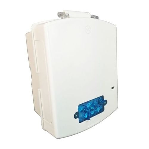 Eaton EL4XSTB-NW 4X Strobe with Backbox, No Lettering, Blue Lens
