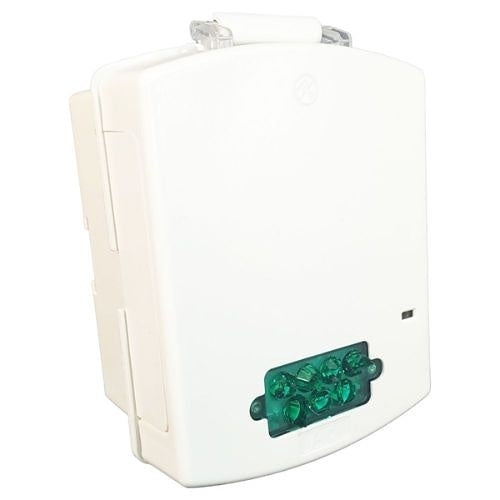 Eaton EL4XSTG-NW 4X Strobe with Backbox, No Lettering, Green Lens