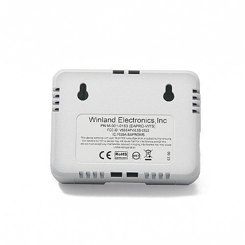 Winland EAPRO-WTS (M-001-0153) Winland EAPRO-WTS EnviroAlert Professional Wireless Temperature Sensor, Monitors Ambient Room Temperature, Surface Mount, White