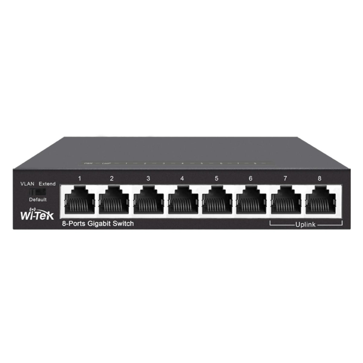 Wi-Tek 8 Port Plug-and-Play Gigabit Ethernet Switch