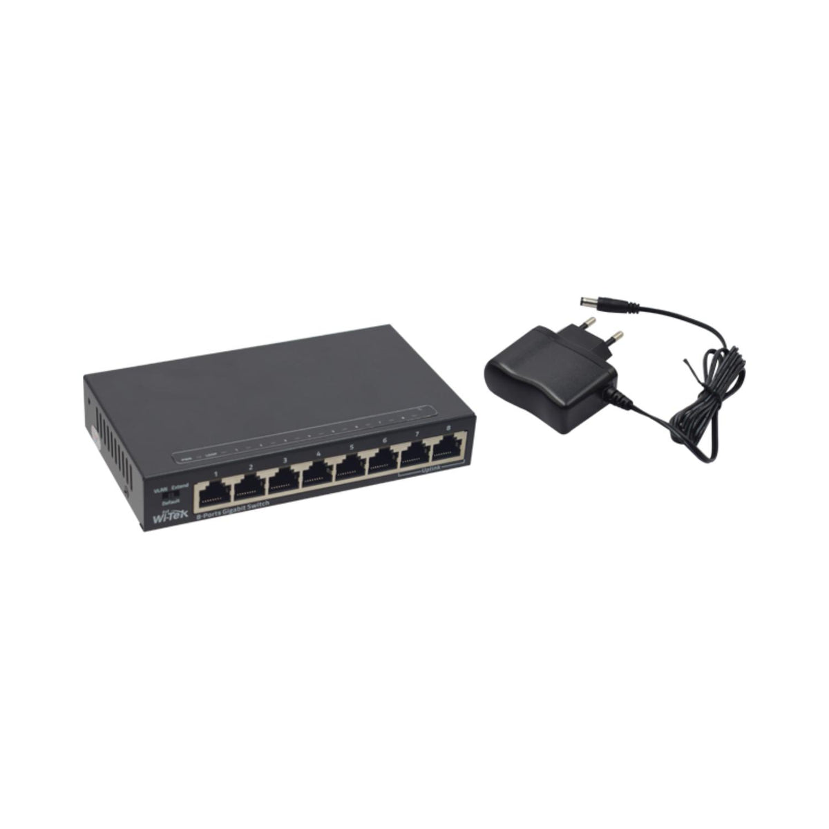 Wi-Tek 8 Port Plug-and-Play Gigabit Ethernet Switch