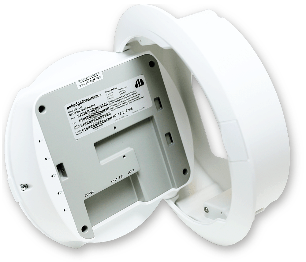 Pakedge® 802.11ac 2x2 Access Point, In-Ceiling, International (White) - EOS 01.05.21