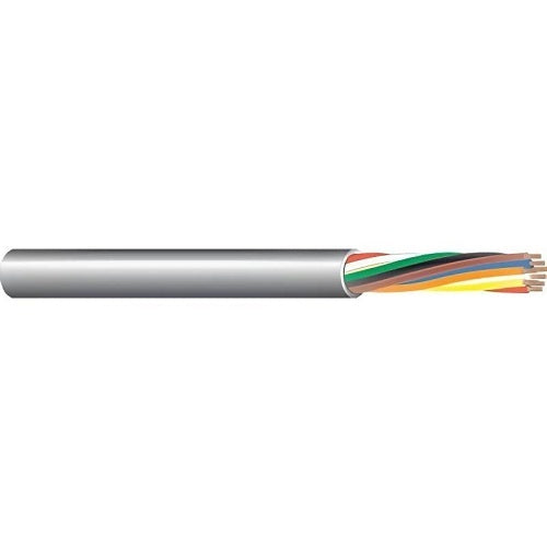 West Penn 281GY0500 18/7 Stranded BC Indoor Speaker and Control Cable, 500' (152.4m), Gray