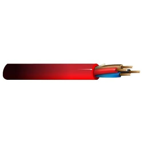 West Penn 60700BWH1000 14/4 Solid Unshielded FPLP Fire Alarm Signaling Cable, 1000', White