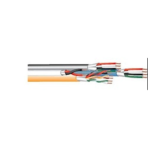 West Penn BP253PSH0500 Composite Cable, 500' Access Control Cable with 16 Conductors, 3 Pairs, Shielded