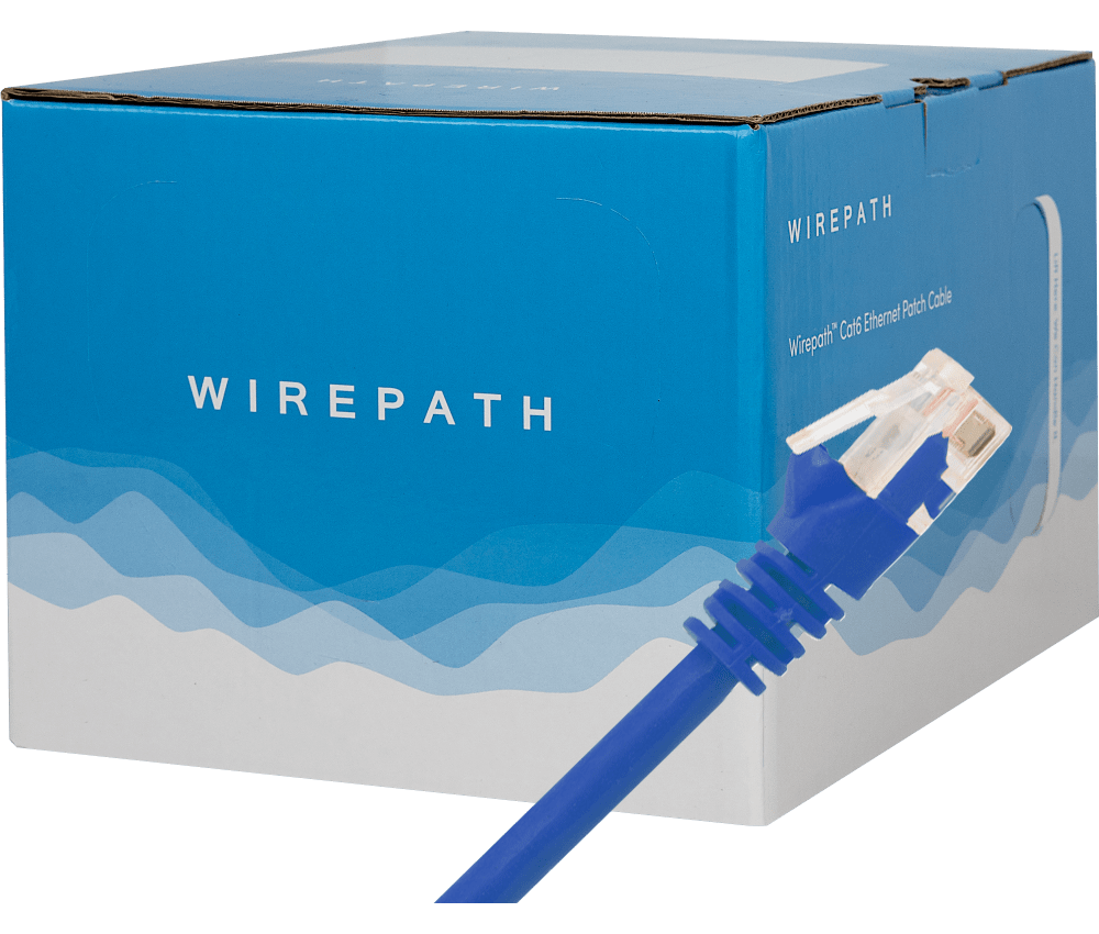 Wirepath™ CAT6 Ethernet Patch Cable - 5 ft (Blue | 25 Pack)
