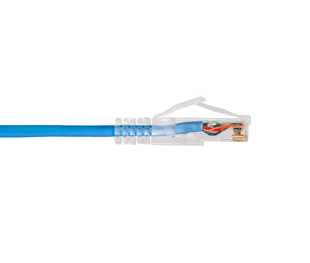 Wirepath™ CAT6 ThinRun Ethernet Patch Cable - 3 ft (Blue | 5 Pack)