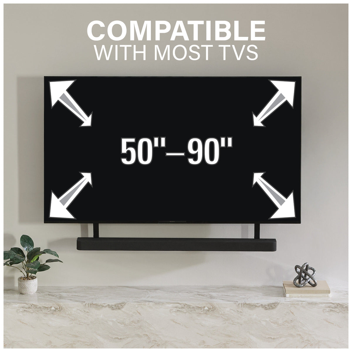 Sanus Soundbar Mount Designed for Sony BRAVIA