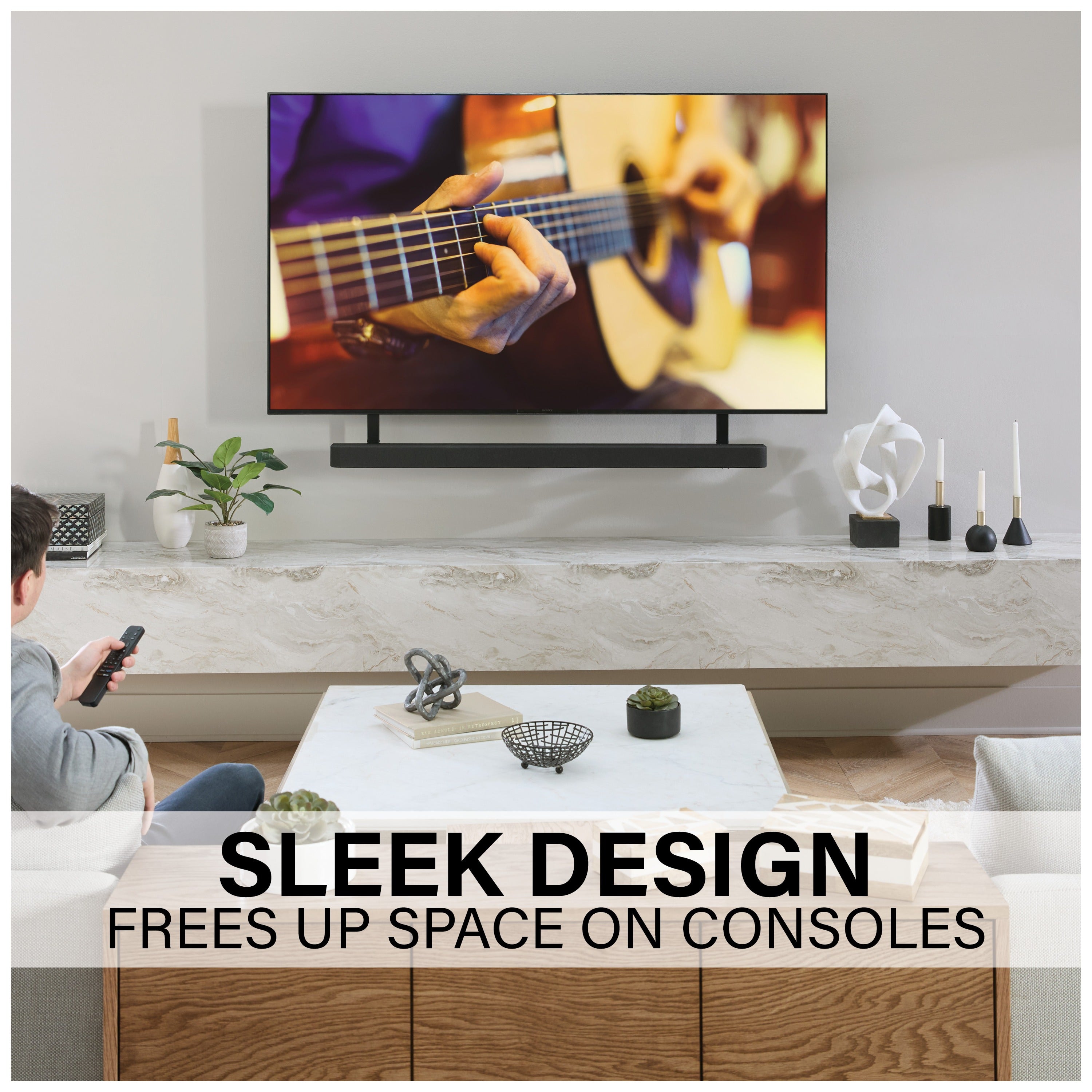 Sanus Soundbar Mount Designed for Sony BRAVIA