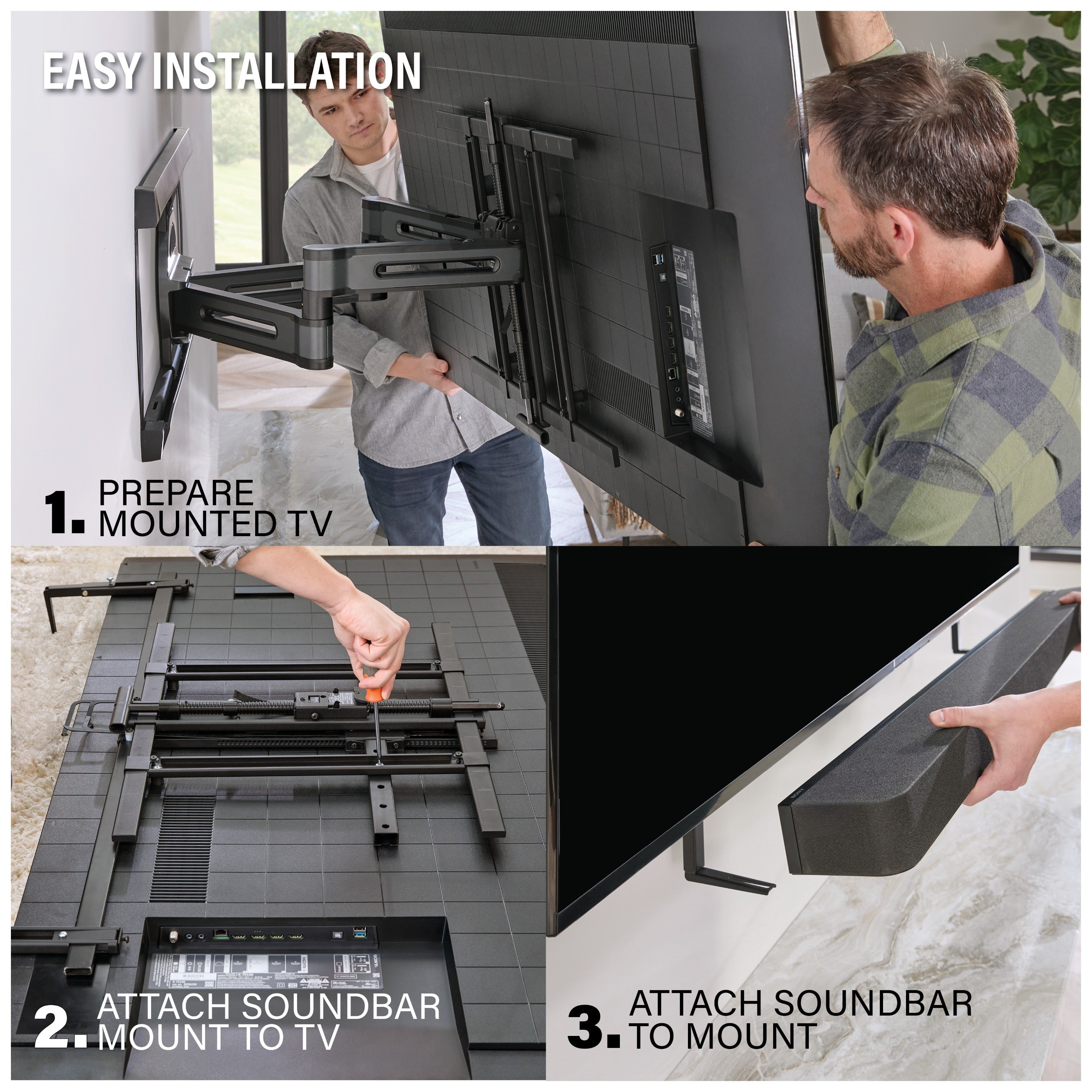 Sanus Soundbar Mount Designed for Sony BRAVIA