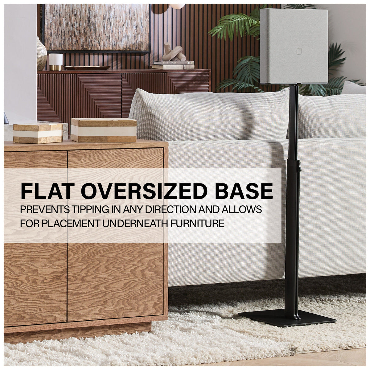 Sanus Height-Adjustable Sony Speaker Stands