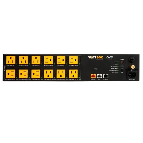WattBox KIT-UPS-IPVM12-2000 IP UPS Kit, 12 Controllable Outlets, 2000VA