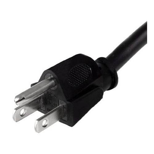 WattBox WB-PWR-C13R-3 Male Power Cord with 3-Prong IEC, C13 Socket, Right Orientation, 3\'
