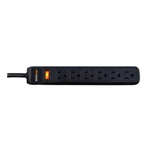 WattBox WB-100-PS-6 Power Strip, 6-Outlet, 3\' Cord