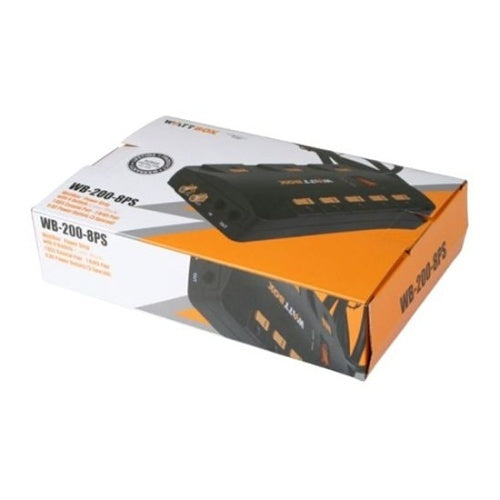 WattBox WB-200-8PS Surge Protector with Coax, Phone and Ethernet Protection, 8-Outlet, 4\' Cord