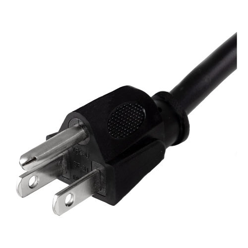WattBox WB-PWR-C13L-3 Male Power Cord with 3-Prong IEC C13 Socket, 3\', Left