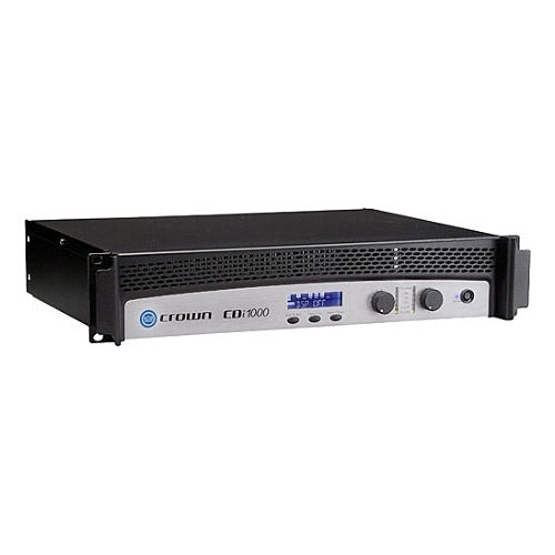 Crown CDI1000 2-Channel Commercial Amplifier, 500W/Channel at 4 Ohms, 70V/140V