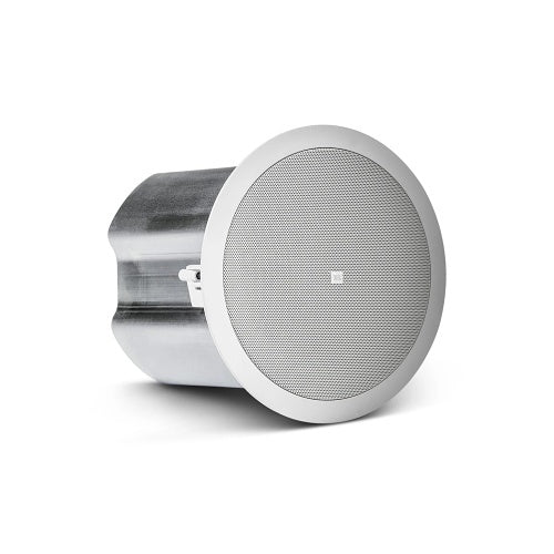 JBL Professional CONTROL-16CT-WH Control 16C/T Series 6.5" Coaxial Ceiling Loudspeaker, 70V/100V Transformer, Integrated Backcan, White