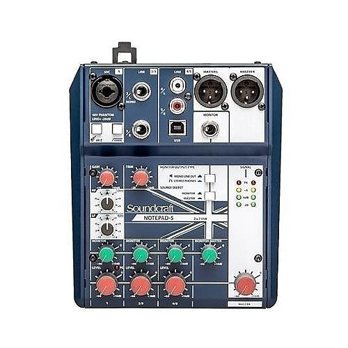 Crown NOTEPAD-5 Small Analog Mixing Console