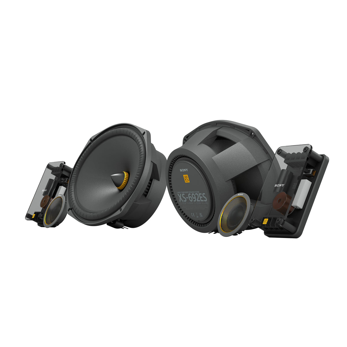Sony XS-692ES | Mobile ES™ 6 x 9\\" (16 x 24 cm) 2-Way Component Speakers