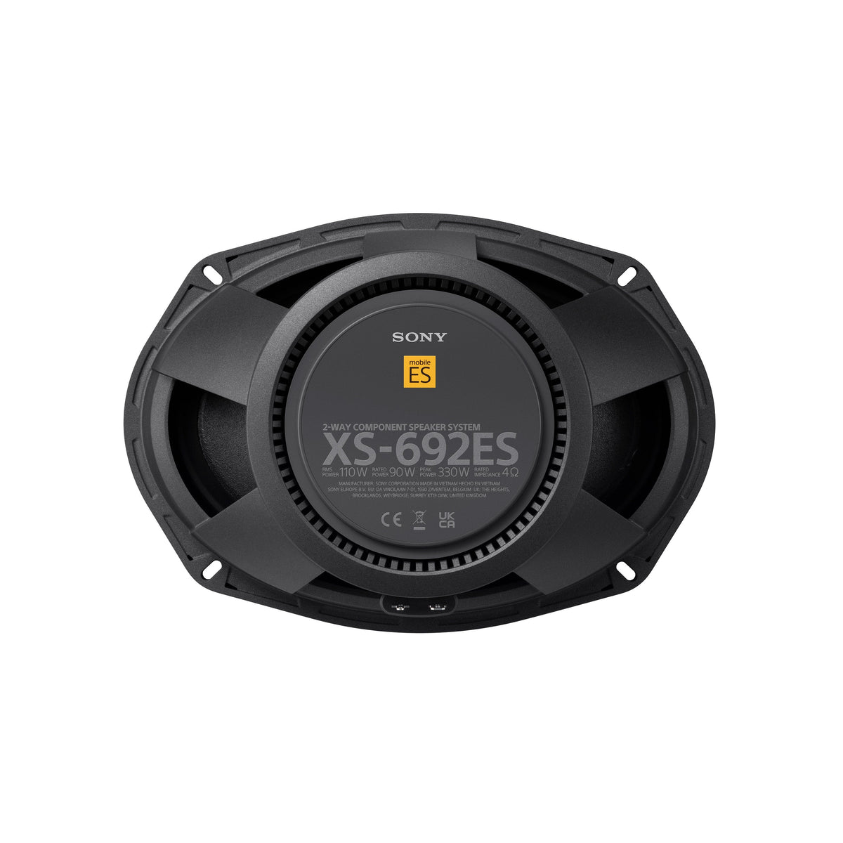 Sony XS-692ES | Mobile ES™ 6 x 9\\" (16 x 24 cm) 2-Way Component Speakers