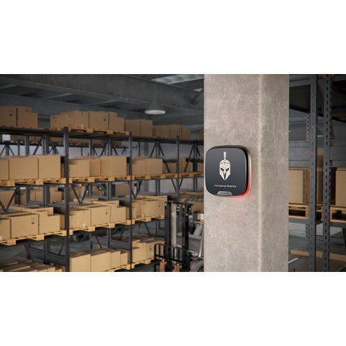 AJAX 149097.63.WH Faceplate for Branding Wired and Wireless StreetSiren DoubleDeck Sirens, White