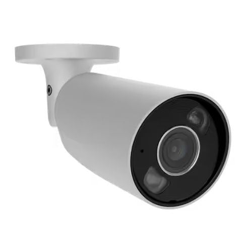 AJAX 126257.217.WH1 8MP Outdoor / Indoor IP Bullet camera HL, 2.8mm Fixed Lens, 110° Viewing Angle, TrueWDR, Microphone, PoE / 12V, White