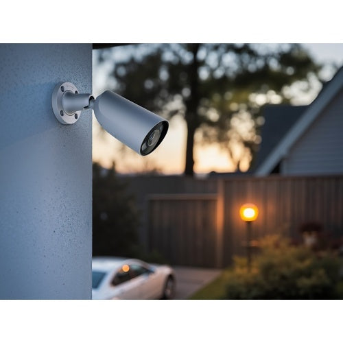 AJAX 126259.217.WH1 8MP Indoor / Outdoor Bullet camera HL, 4mm Fixed Lens, 85° Viewing Angle, True WDR, Microphone, PoE/12V, White