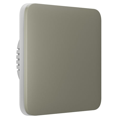 AJAX 101877.140.OL3 CenterButton (1-Gang) Central Touch Button for 1-Gang Light Switch, Olive