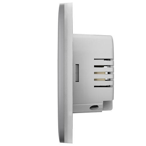 AJAX 101873.140.GR3 CenterButton (1-Gang) Central Touch Button for 1-Gang Light Switch, Grey