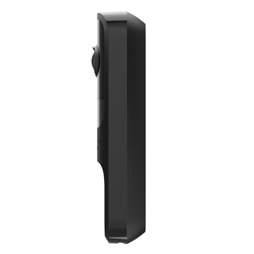 AJAX 116886.125.BL3 DoorBell Video Doorbell with Built-in AI, PIR Sensor, and Control Via Apps, Black