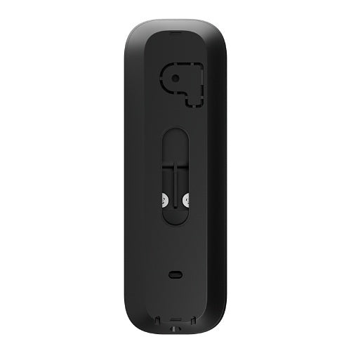AJAX 116886.125.BL3 DoorBell Video Doorbell with Built-in AI, PIR Sensor, and Control Via Apps, Black