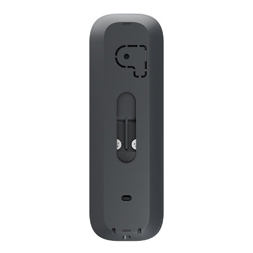 AJAX 116887.125.GP3 DoorBell Video Doorbell with Built-in AI, PIR Sensor, and Control Via Apps, Graphite