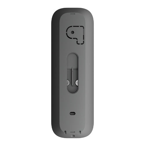 AJAX 116888.125.GR3 DoorBell Video Doorbell with Built-in AI, PIR Sensor, and Control Via Apps, Grey