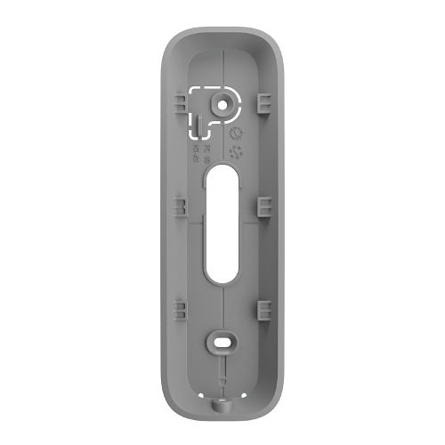 AJAX 116888.125.GR3 DoorBell Video Doorbell with Built-in AI, PIR Sensor, and Control Via Apps, Grey