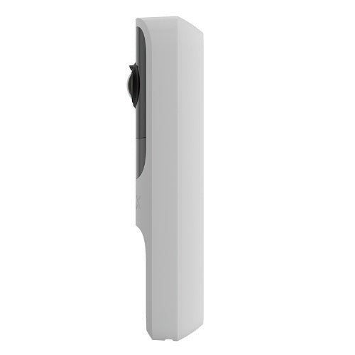 AJAX 116889.125.WH3 DoorBell Video Doorbell with Built-in AI, PIR Sensor, and Control Via Apps, White