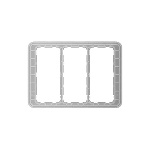 AJAX 104120.141.NC Frame, 3-Seats, 120-Frame for Three LightSwitch Devices