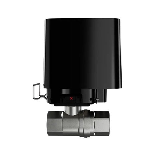 AJAX 65148.154.BL3 WaterStop 1\\" (DN25) Wireless Water Shutoff Valve, Jeweller, Black