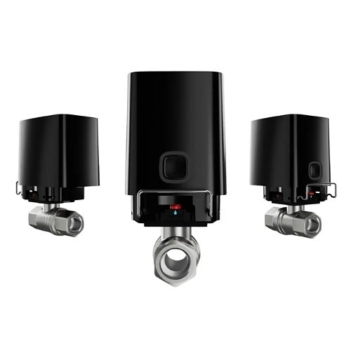 AJAX 65148.154.BL3 WaterStop 1\\" (DN25) Wireless Water Shutoff Valve, Jeweller, Black
