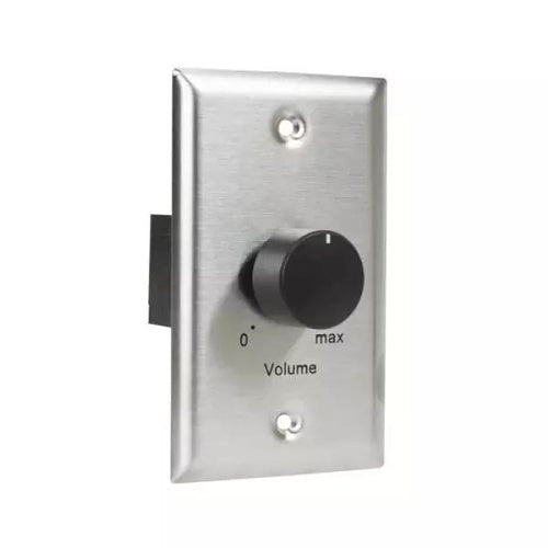 Lowell 10015LVC 1-Gang Standard Precision Volume Control, 100W, Stainless Steel