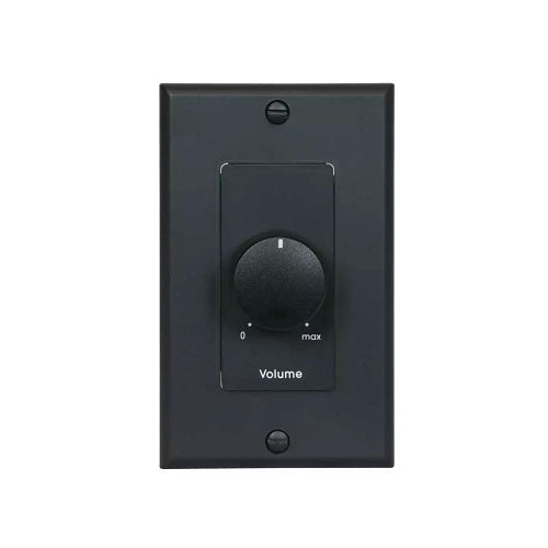 Lowell 10KLVC-DB 10k Ohm Potentiometer with 1-Gang Decorator Wall Plate, Black
