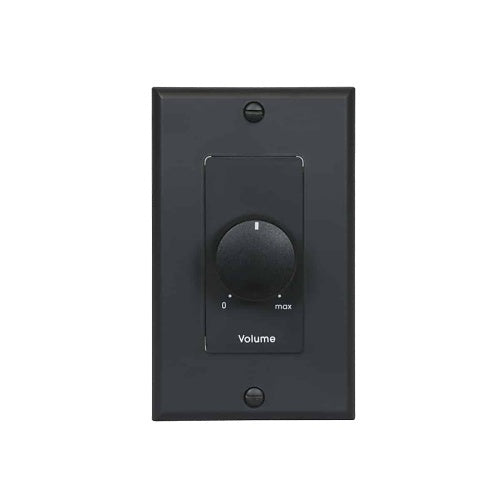 Lowell 25LVC-DB 25W Mono Autoformer Attenuator Volume Control with Rotary Dial, 1-Gang, Black