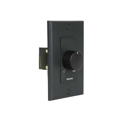 Lowell 50LVC-DB 50W Mono Autoformer Attenuator Volume Control with Rotary Dial, 1-Gang, Black