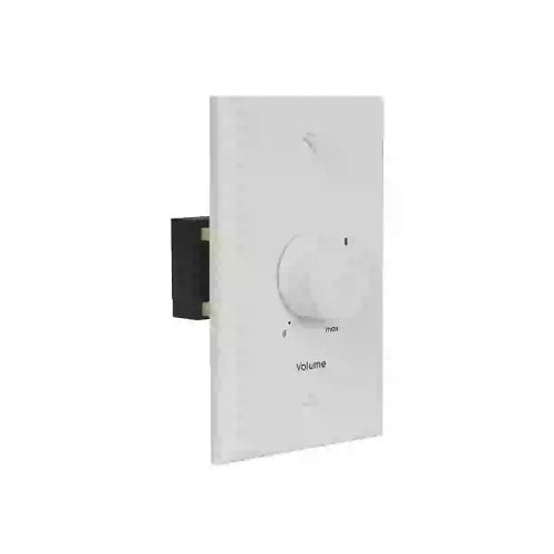 Lowell 50LVC-SW 50W Mono Volume Control Attenuator with Wall Plate, White