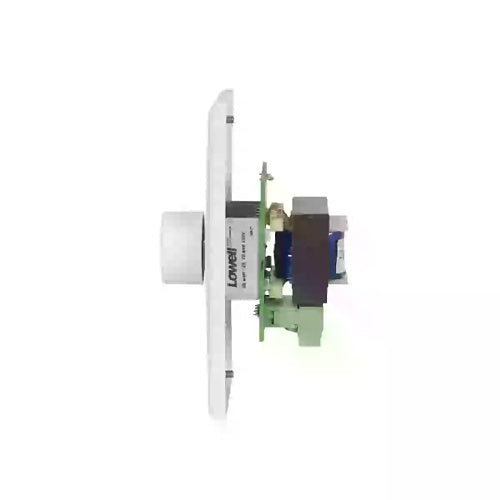 Lowell 50LVC-SW 50W Mono Volume Control Attenuator with Wall Plate, White