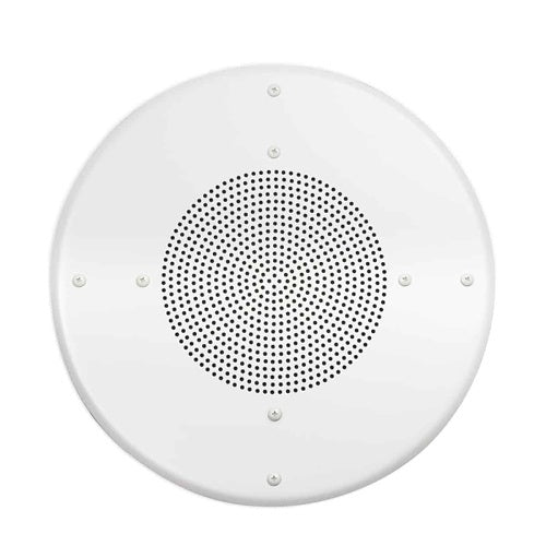 Lowell A8-AW Aluminum Screw‑Mount Speaker Grille for 8" Driver, 12.875" Dia, White