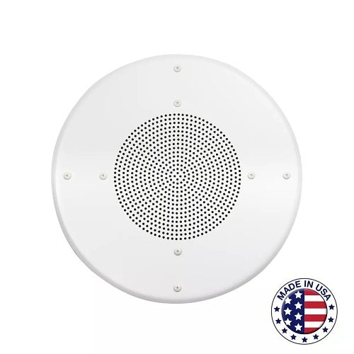 Lowell A8-AW Aluminum Screw‑Mount Speaker Grille for 8\\" Driver, 12.875\\" Dia, White