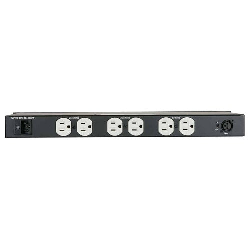Lowell ACR-1507-GNLT AC Power Panel with Gooseneck Lights, 7-Outlets (15A)