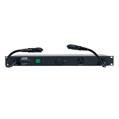 Lowell ACR-1507-GNLT AC Power Panel with Gooseneck Lights, 7-Outlets (15A)